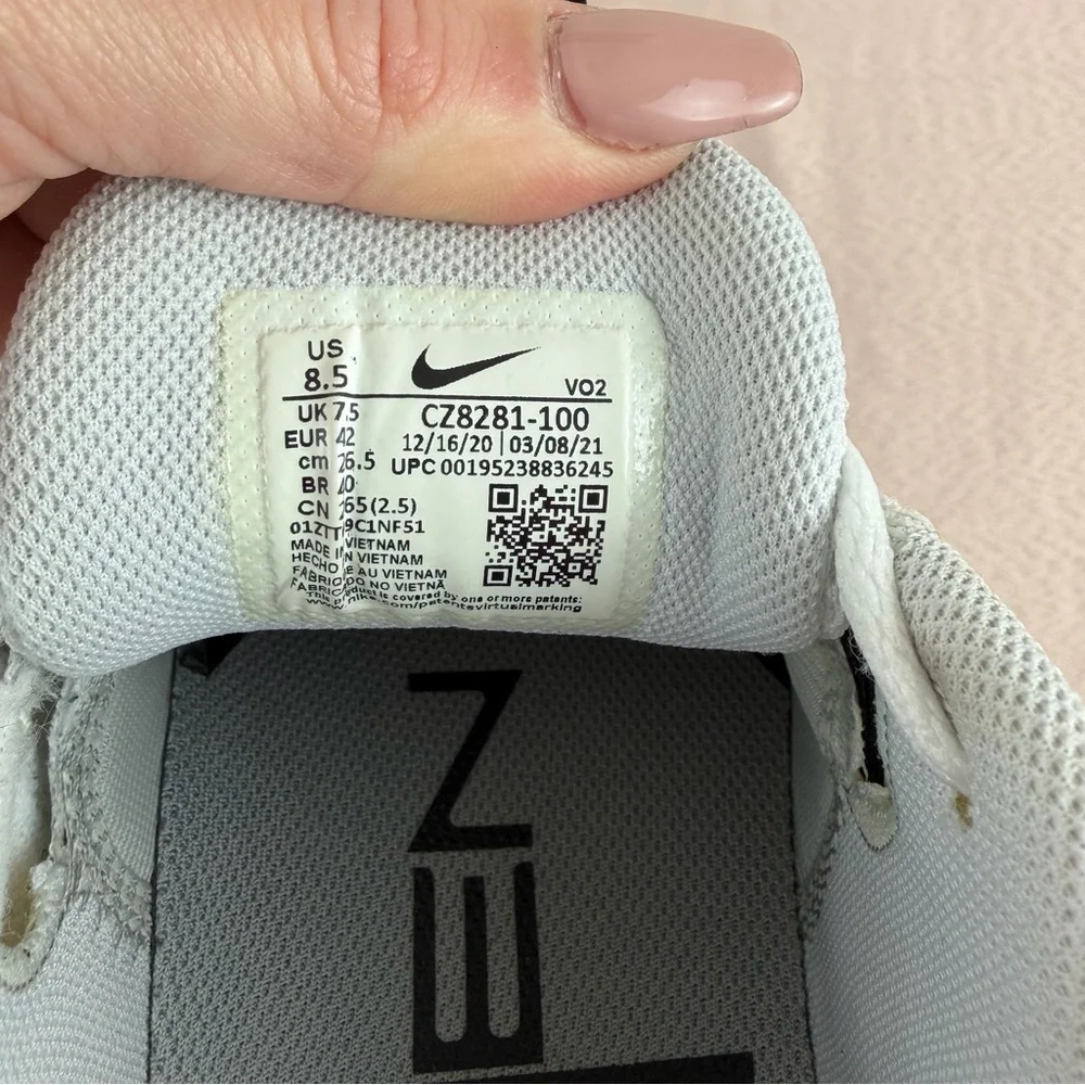 Nike Metcon 7‎ CrossFit Cross Training Gym Shoes, White/Black CZ8281-100